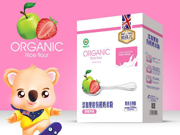 熊孩儿添加果粒有机奶米粉-草莓苹果 盒装.jpg