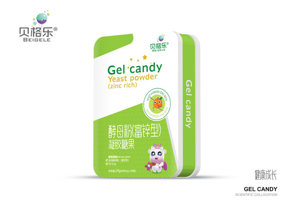  貝格樂酵母粉（富鋅型）凝膠糖果