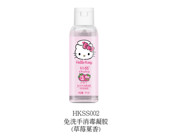 Hello Kitty初酷免洗手消毒凝膠（草莓果香）60ml