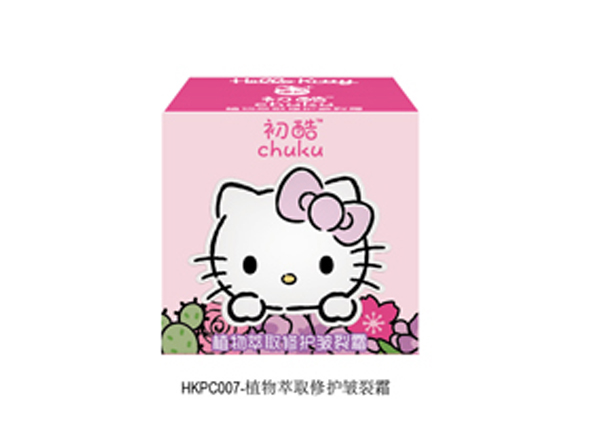  Hello Kitty初酷植物萃取修護(hù)皺裂霜 盒裝