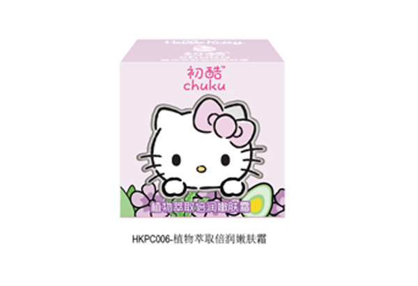  Hello Kitty初酷植物萃取倍潤(rùn)嫩膚霜 盒裝