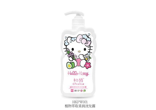  Hello Kitty初酷植物萃取柔潤洗發(fā)露 400ml