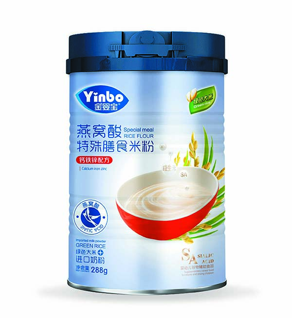  金嬰寶燕窩酸特殊膳食米粉 鈣鐵鋅配方