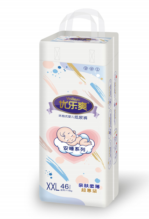  優(yōu)樂(lè)爽安睡系列紙尿褲XXL46