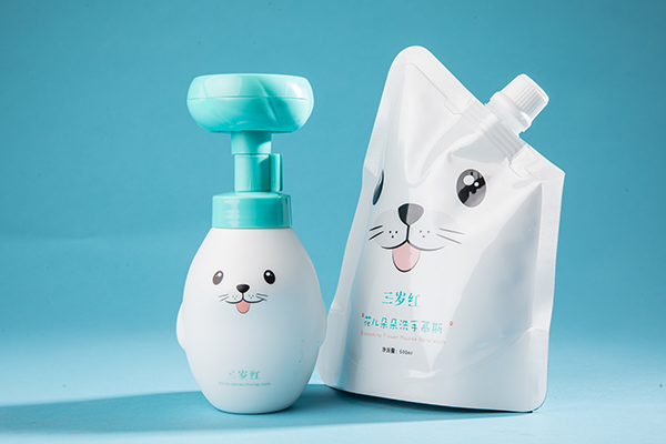 三岁红花儿朵朵洗手慕斯