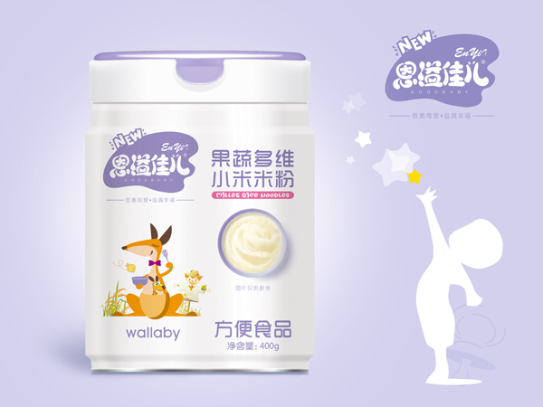   恩溢佳兒果蔬多維小米米粉 聽裝