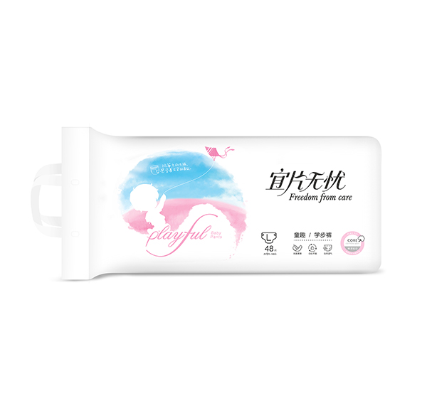  宜片無(wú)憂童趣學(xué)步褲L-橫版
