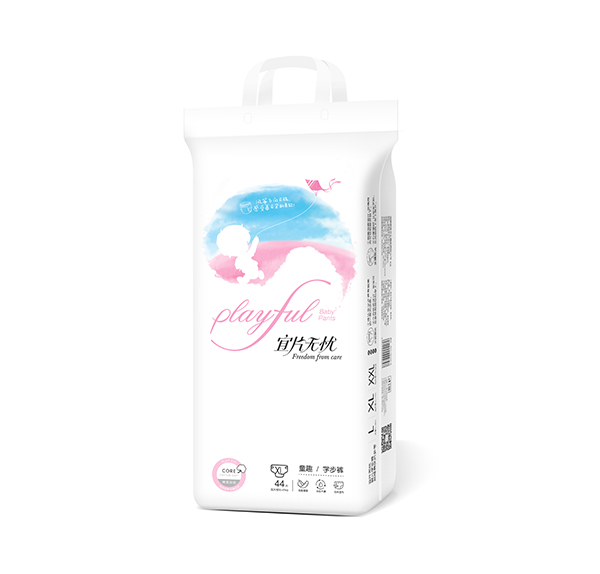  宜片無(wú)憂童趣學(xué)步褲XL