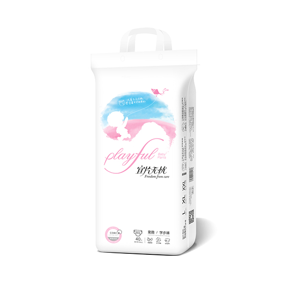  宜片無(wú)憂童趣學(xué)步褲XXXL