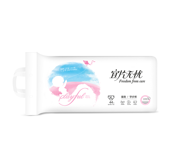  宜片無(wú)憂童趣學(xué)步褲XL-橫版