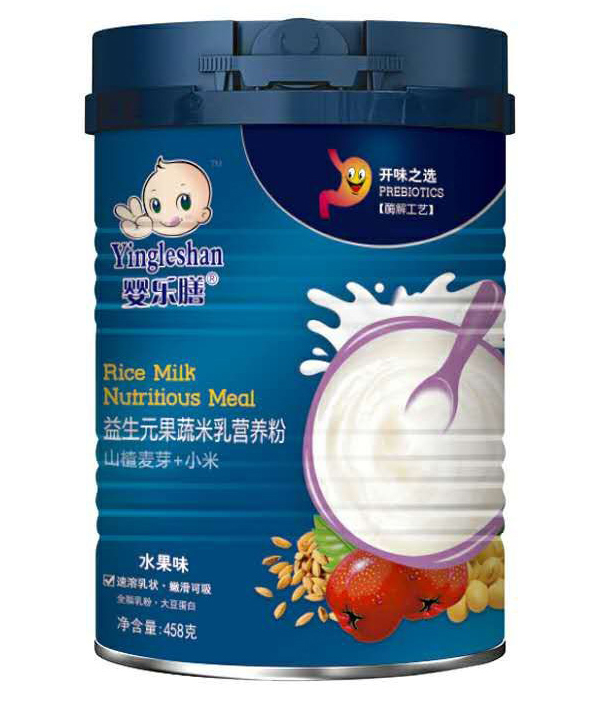    婴乐膳益生元果蔬米乳营养粉水果味 山楂麦芽+小米