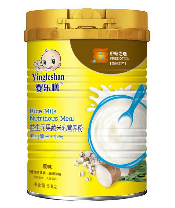    嬰樂(lè)膳益生元果蔬米乳營(yíng)養(yǎng)粉原味 淮山薏米+小米