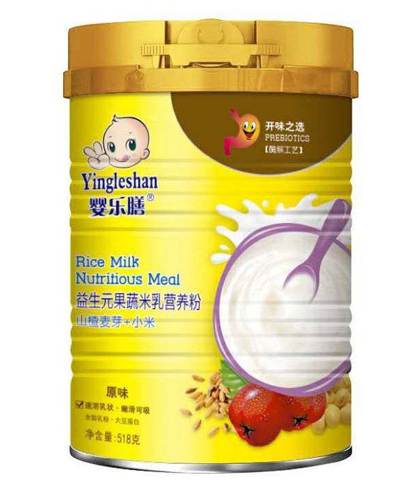    嬰樂(lè)膳益生元果蔬米乳營(yíng)養(yǎng)粉原味 山楂麥芽+小米