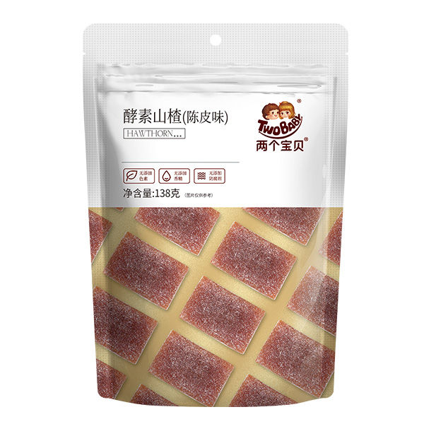  两个宝贝酵素山楂袋装-陈皮味