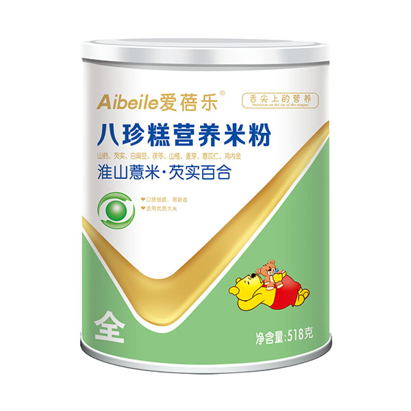  愛蓓樂八珍糕營養(yǎng)米粉-淮山薏米芡實(shí)百合