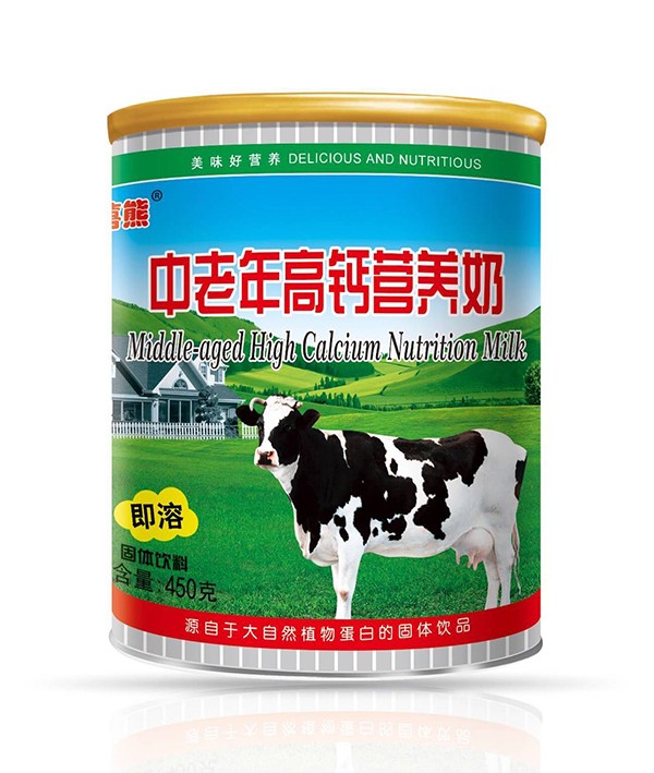   嘻嘻熊中老年高鈣營養(yǎng)奶