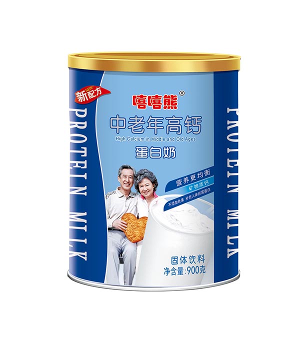   嘻嘻熊蛋白奶-中老年高鈣