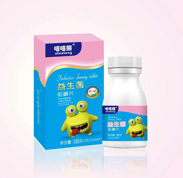    嘻嘻熊益生菌咀嚼片100g