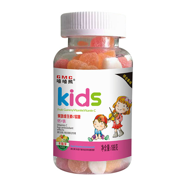   嘻嘻熊果蔬維生素C軟糖-鈣+鐵