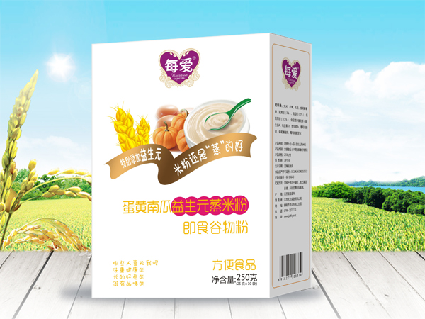 每愛(ài)蛋黃南瓜益生元蒸米粉 盒裝..jpg