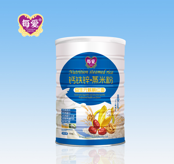 每愛鈣鐵鋅蒸米粉 益生元核桃紅�.jpg