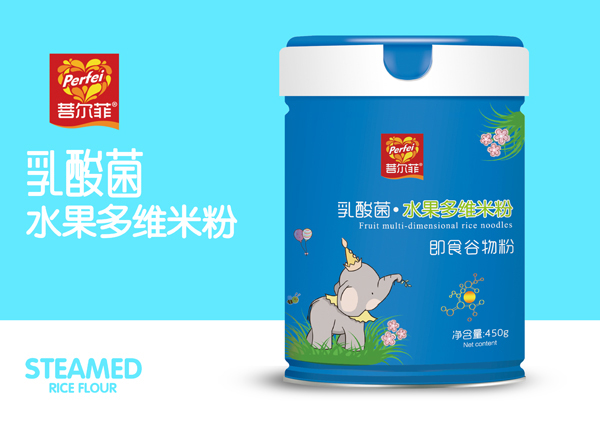  菩尔菲乳酸菌水果多维米粉