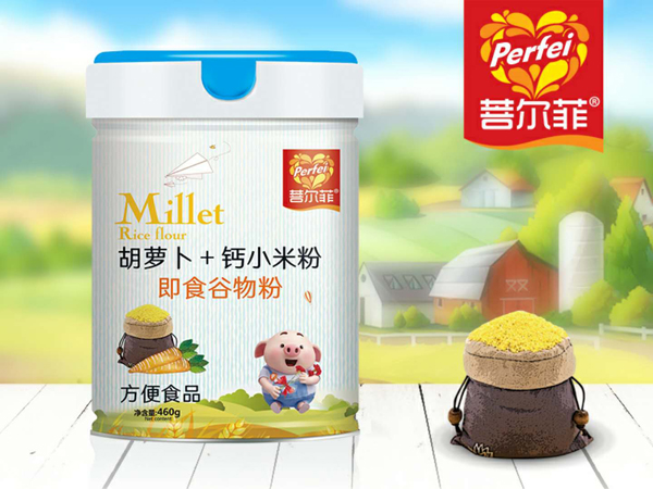  菩爾菲胡蘿卜+鈣小米粉 聽裝