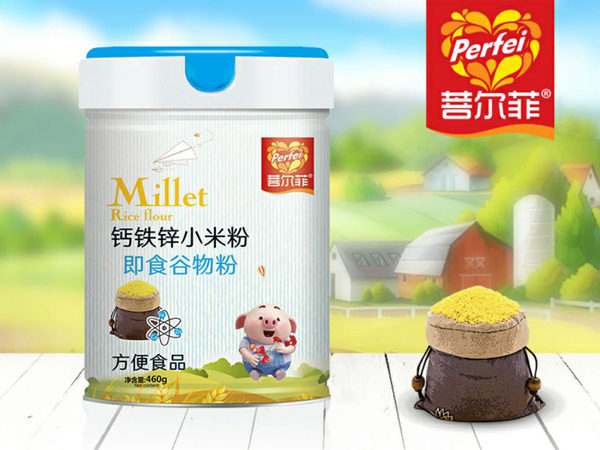  菩爾菲鈣鐵鋅小米粉 聽裝