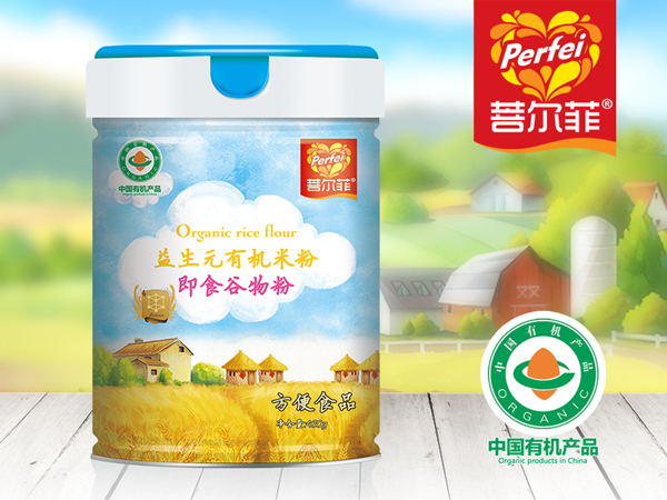  菩爾菲益生元有機(jī)米粉 聽裝