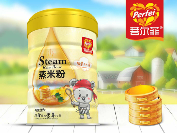  菩爾菲胡蘿卜+鈣蒸米粉 聽裝