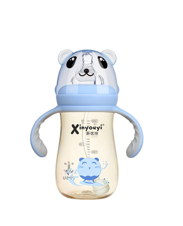  新优怡熊猫PPSU奶瓶 蓝色