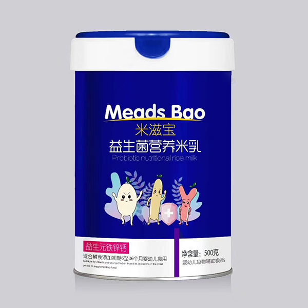   米滋寶益生菌營(yíng)養(yǎng)米乳-益生菌鐵鋅鈣