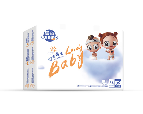  微萌萌萌腰嬰兒云柔薄爽成長褲XL36