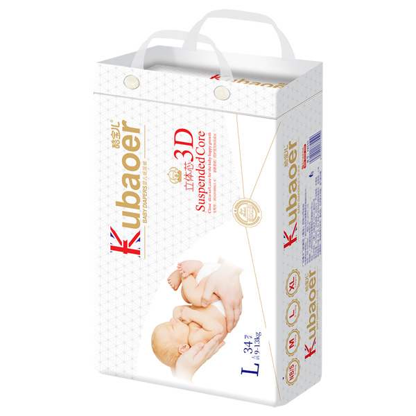  酷寶兒3D立體芯紙尿褲L34
