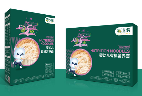 吉米熊嬰幼兒有機(jī)營養(yǎng)面-鈣鐵鋅原味