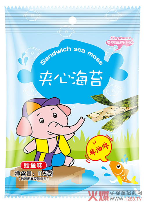 多可三只小象夾心海苔-鱈魚(yú).jpg 多可三只小象夾心海苔-鱈魚(yú).jpg