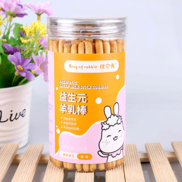  優(yōu)貝兔益生元羊乳棒-原味
