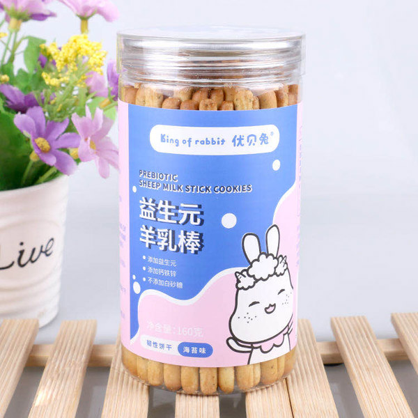  優(yōu)貝兔益生元羊乳棒-海苔味