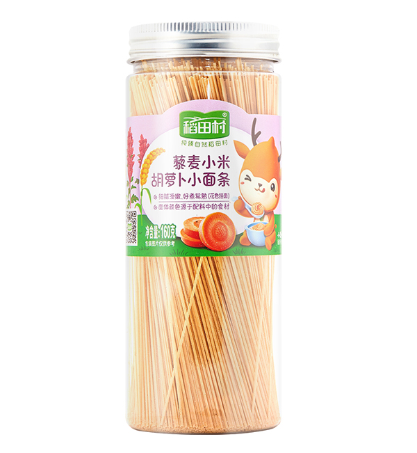    稻田村藜麥小米小面條-胡蘿卜