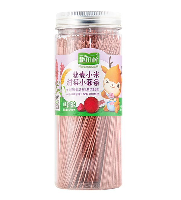    稻田村藜麥小米小面條-甜菜