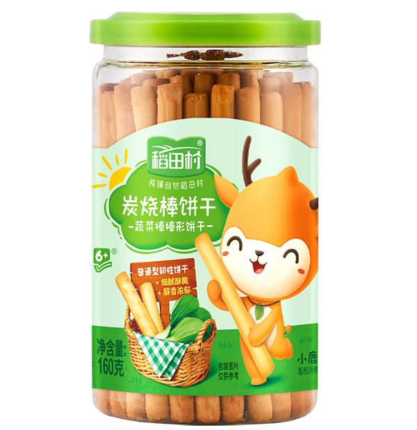   稻田村炭燒棒餅干-蔬菜