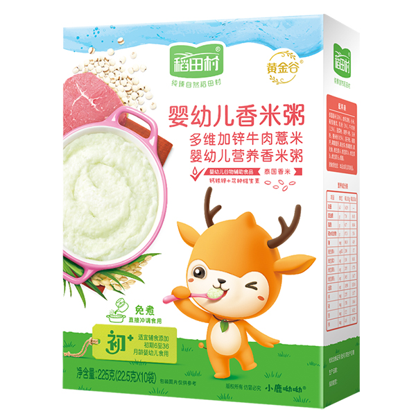   稻田村營(yíng)養(yǎng)香米粥-牛肉薏米