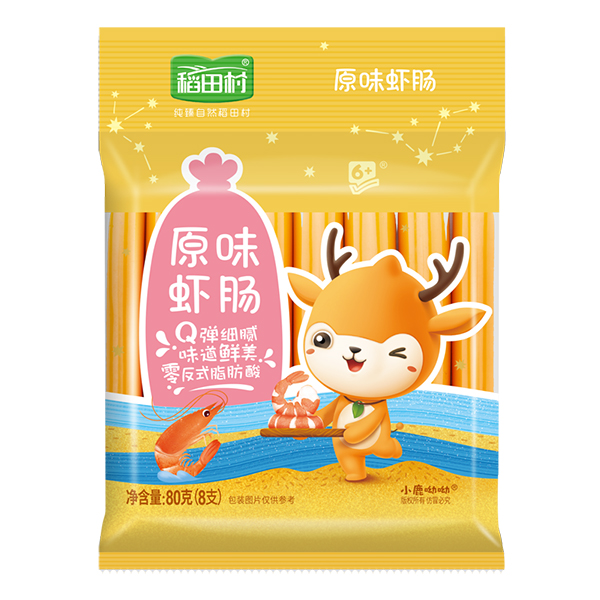   稻田村原味蝦腸袋裝