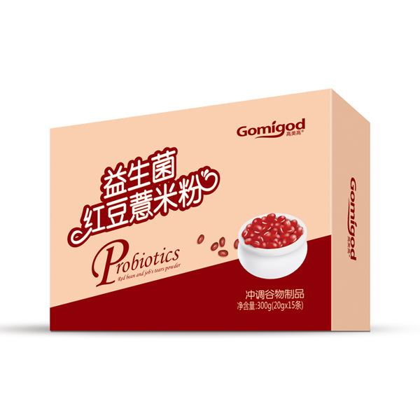   高美高益生菌紅豆薏米粉（奶醇）