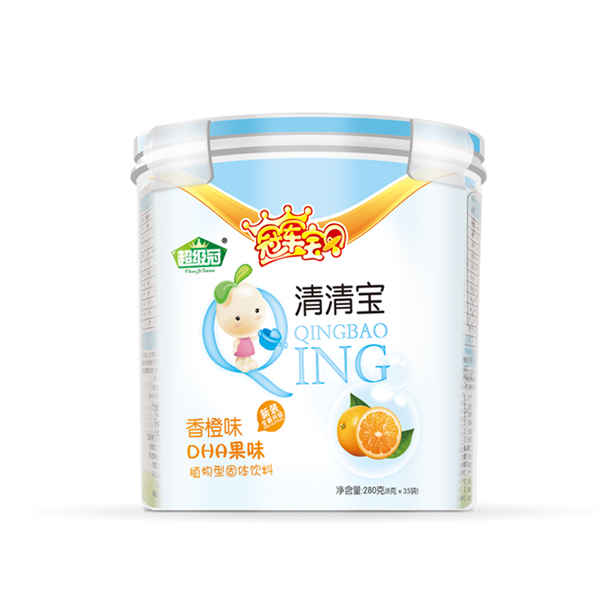  超級冠DHA香橙味清清寶（樂扣）