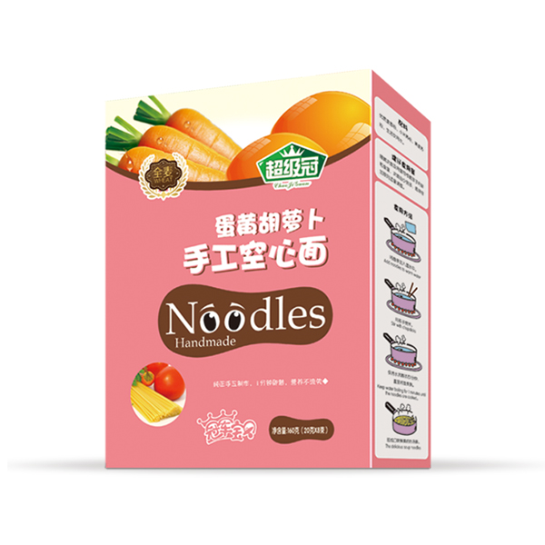  超級冠蛋黃胡蘿卜空心面（盒）