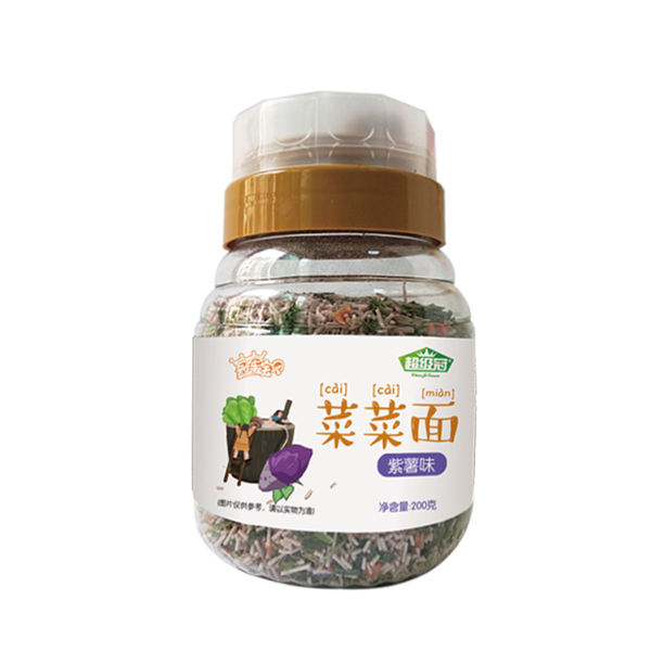  超级冠菜菜面紫薯味（漏斗罐）