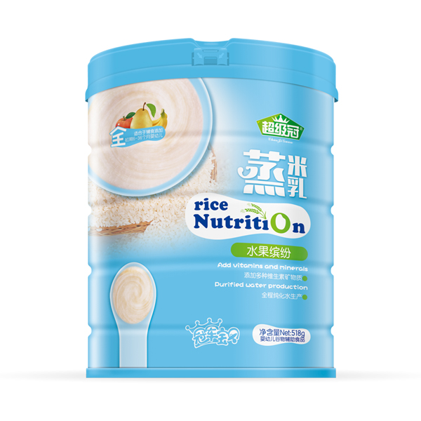  超級(jí)冠水果繽紛蒸米乳