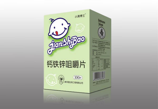  小清博士鈣鐵鋅咀嚼片