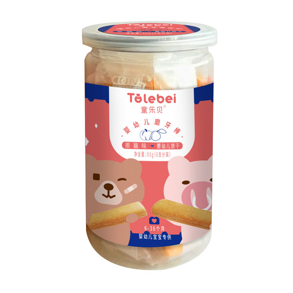 童樂貝磨牙棒瓶裝果蔬味